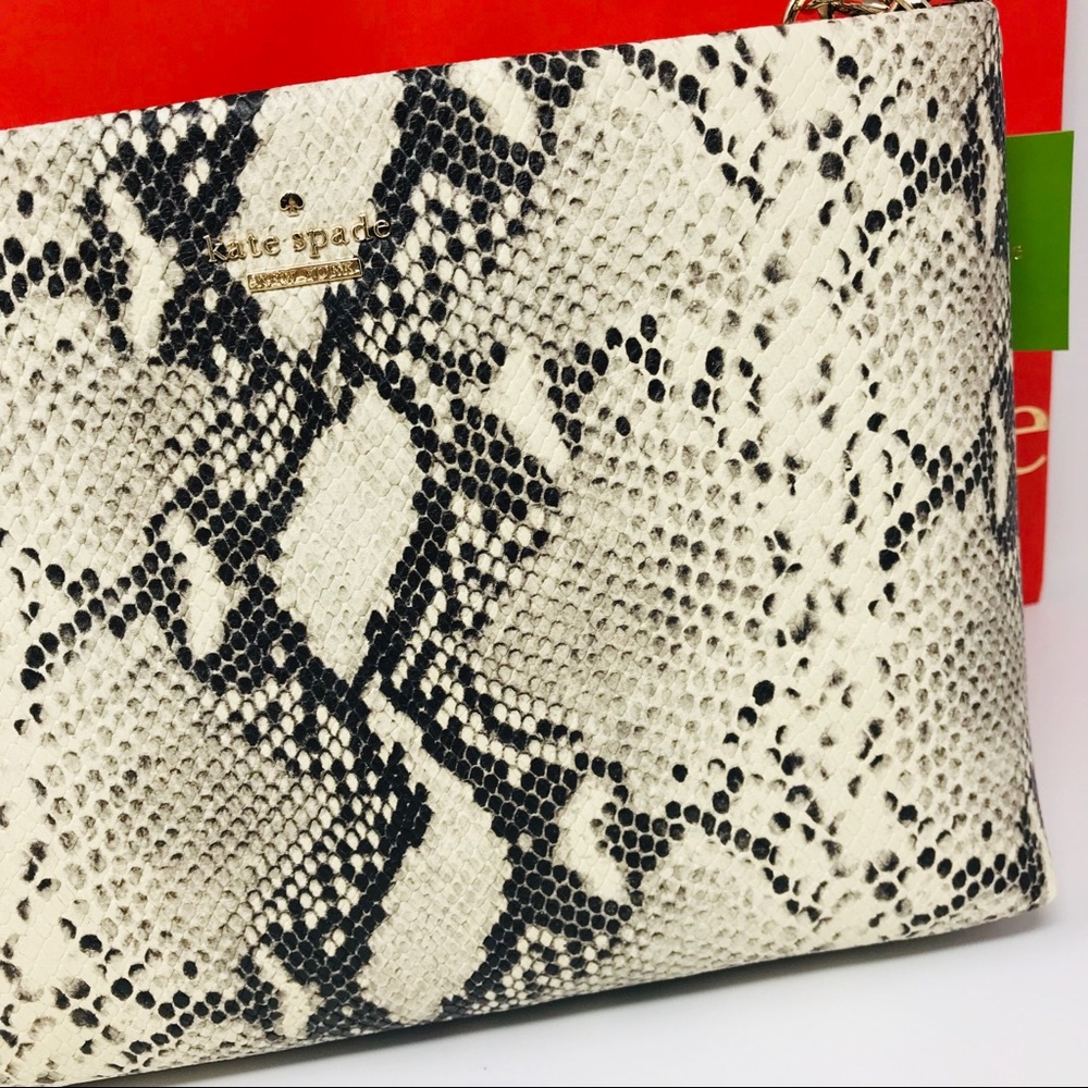 Kate spade Emerson snake Lorie black cement NWT - Picture 3 of 8